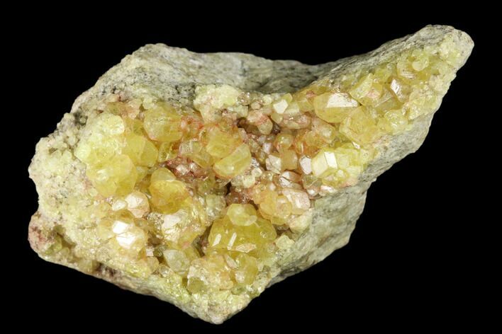 Yellow Topazolite Garnet Cluster - Mexico #175093